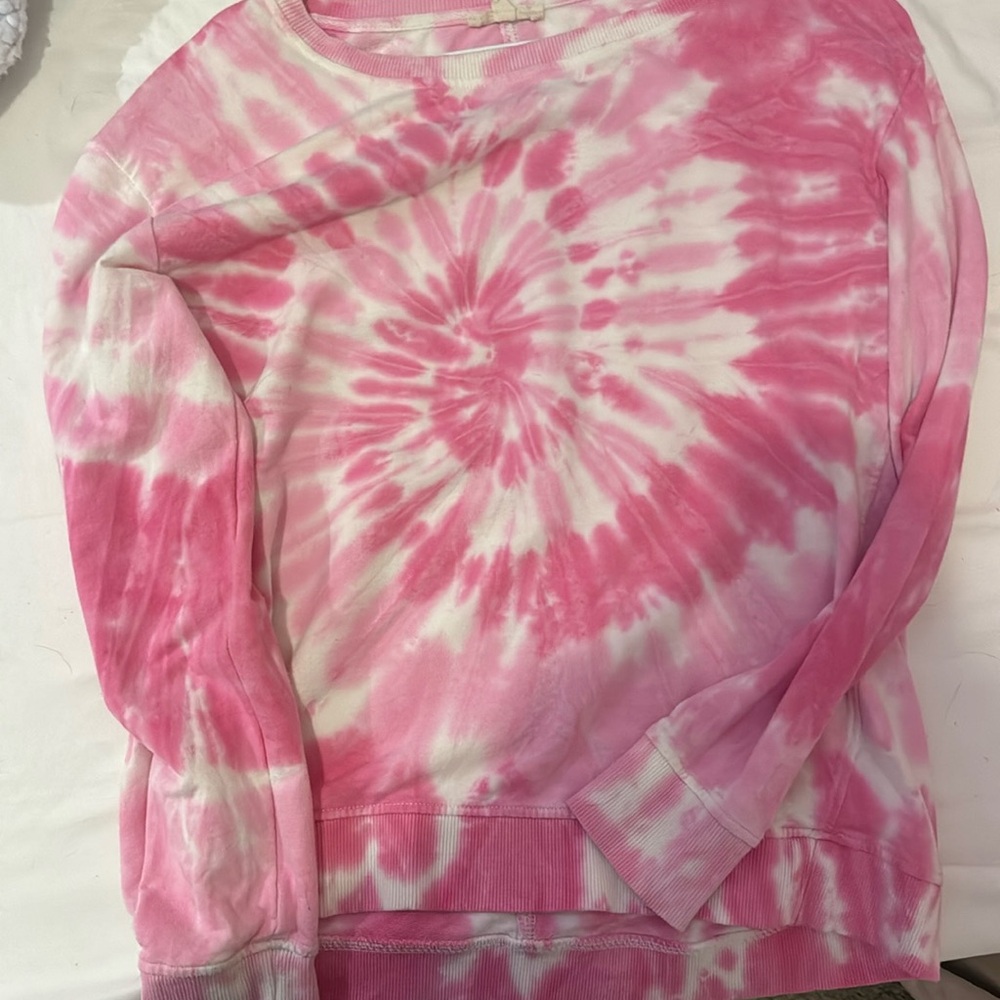 PINK tie dye sweater